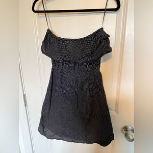 Roxy Black and White Polka Dot Top